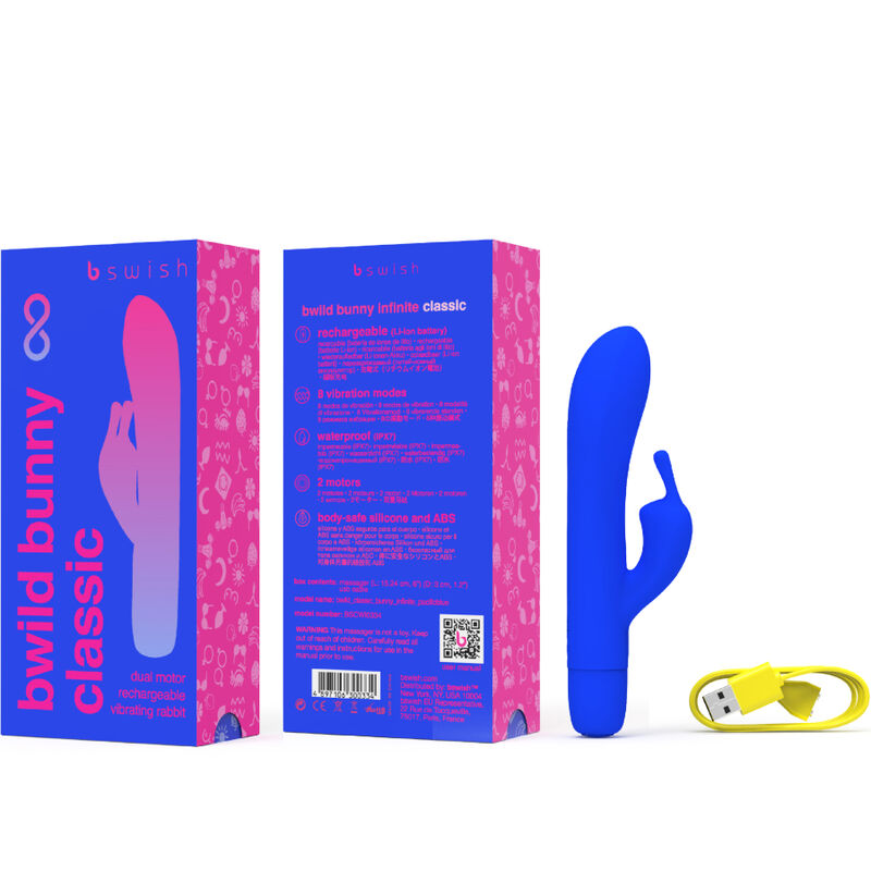 B SWISH - BWILD BUNNY INFINITE CLASSIC ΕΠΑΝΑΦΟΡΤΙΖΟΜΕΝΟΣ ΔΟΝΗΤΗΣ ΜΠΛΕ ΣΙΛΙΚΟΝΗΣ