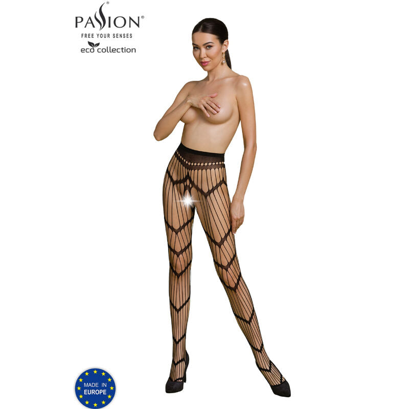 PASSION - ECO COLLECTION ΜΠΛΟΥΖΑ ΜΕ ΚΑΛΤΣΑ ECO S006 ΜΑΥΡΗ