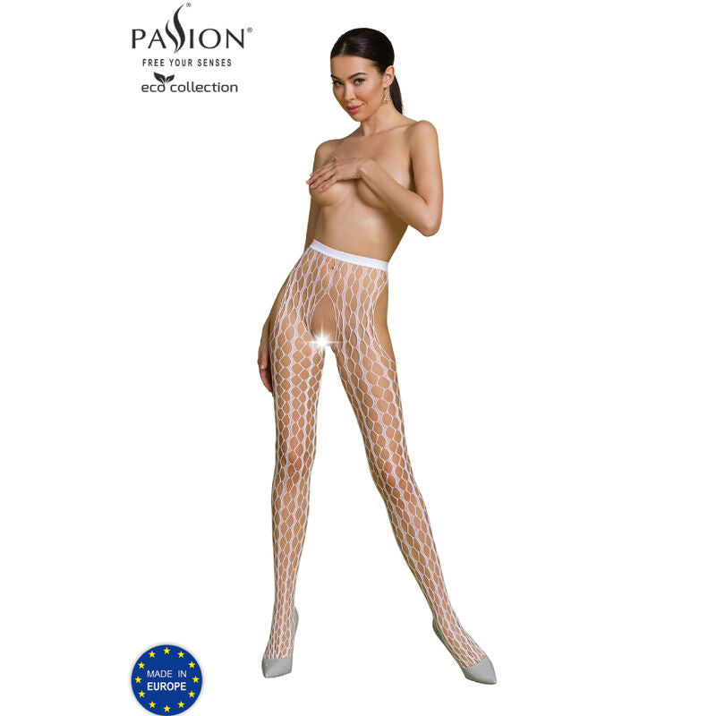 PASSION - ECO COLLECTION ΜΠΛΟΥΖΑ ΜΕ ΚΑΛΤΣΑ ECO S007 ΛΕΥΚΗ