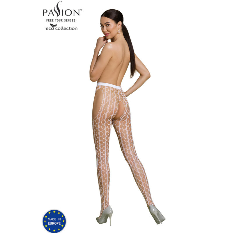 PASSION - ECO COLLECTION ΜΠΛΟΥΖΑ ΜΕ ΚΑΛΤΣΑ ECO S007 ΛΕΥΚΗ