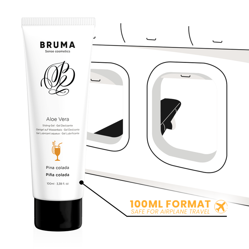 BRUMA - ALOE VERA ΣΥΡΟΜΕΝΟ ΖΕΛ PINA COLADA ΓΕΥΣΗ 100 ML