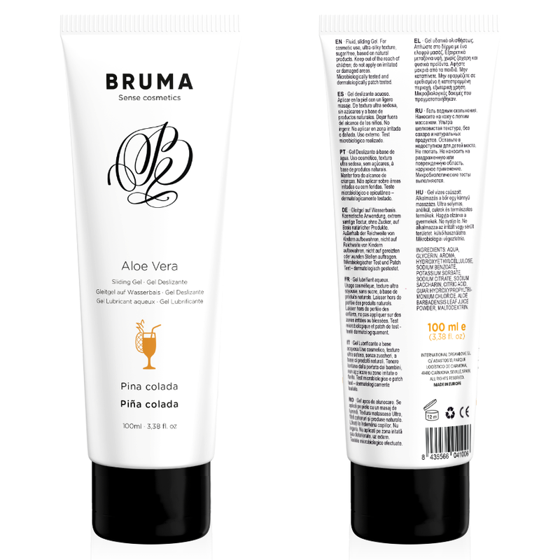 BRUMA - ALOE VERA ΣΥΡΟΜΕΝΟ ΖΕΛ PINA COLADA ΓΕΥΣΗ 100 ML