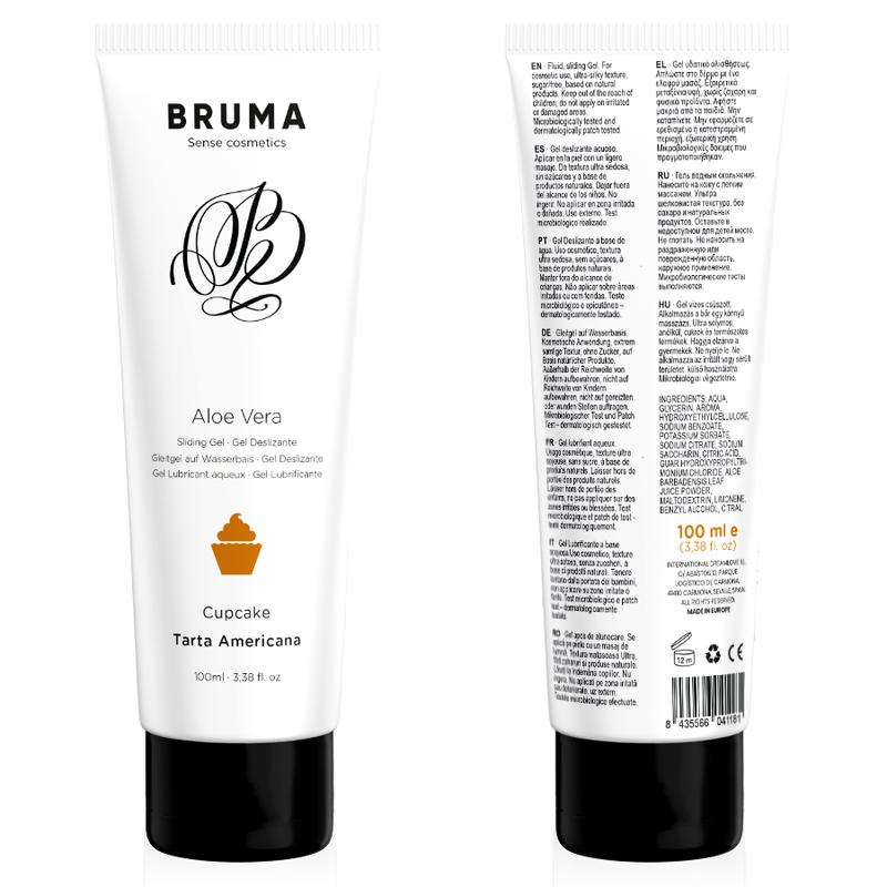 BRUMA - ΓΕΥΣΗ CUPCAKE ΜΕ ΑΛΟΗ ΒΕΡΑ SLIDING GEL 100 ML