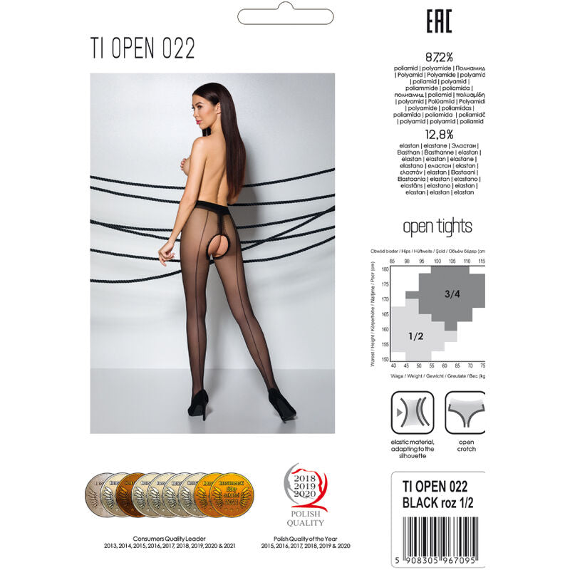 PASSION - TIOPEN 022 ΜΑΥΡΟ ΚΑΛΣΟΝ 1/2 20 DEN