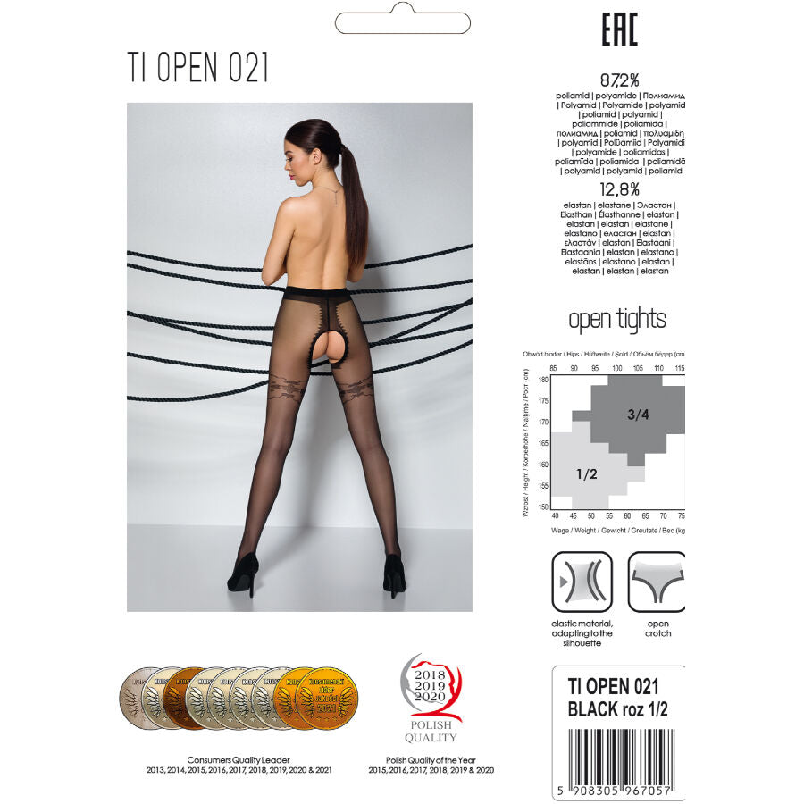 PASSION - TIOPEN 021 ΜΑΥΡΟ ΚΑΛΣΟΝ 3/4 20 DEN