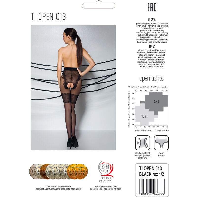 PASSION - TIOPEN 013 ΜΑΥΡΟ ΚΑΛΣΟΝ 1/2 20/40 DEN