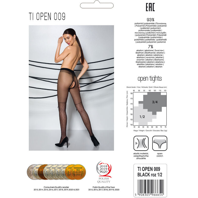 PASSION - TIOPEN 009 ΜΑΥΡΟ ΚΑΛΣΟΝ 1/2 20 DEN