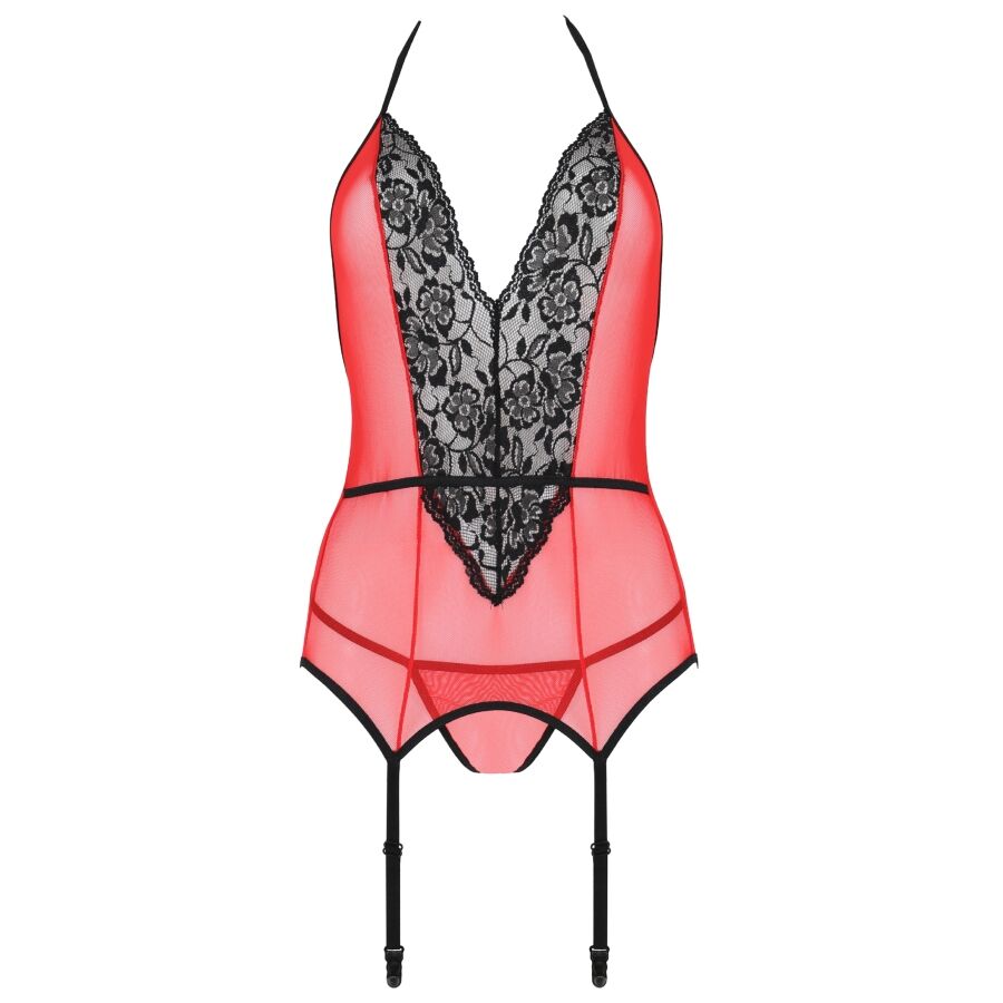 PASSION - PEONIA ΚΟΡΣΕΣ EROTIC LINE ΚΟΚΚΙΝΟ S/M