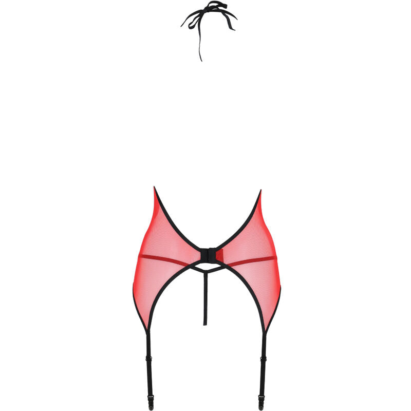 PASSION - PEONIA ΚΟΡΣΕΣ EROTIC LINE ΚΟΚΚΙΝΟ S/M