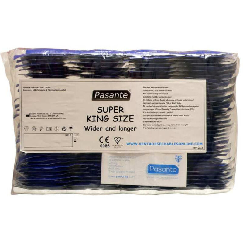 PASANTE - ΠΡΟΦΥΛΑΚΤΙΚΑ ΜΕΓΕΘΟΥΣ SUPER KING ΤΣΑΝΤΑ 144 ΤΕΜΑΧΙΩΝ