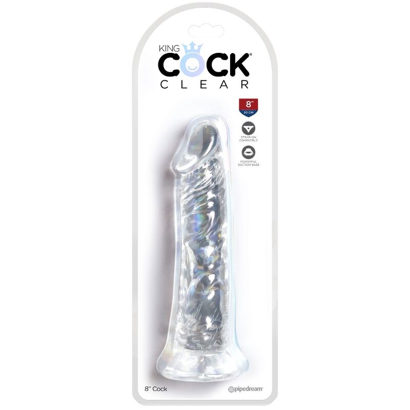 KING COCK - ΔΙΑΦΑΝΕΣ ΡΕΑΛΙΣΤΙΚΟ ΠΕΟΣ 19,7 ΕΚ. ΔΙΑΦΑΝΕΣ
