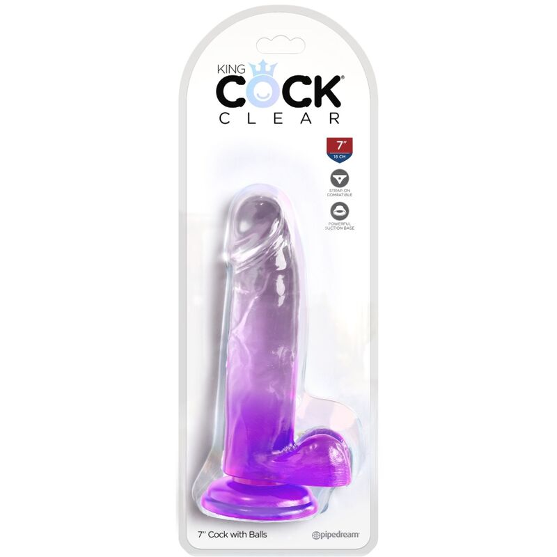 KING COCK - ΔΙΑΦΑΝΕΣ ΡΕΑΛΙΣΤΙΚΟ ΠΕΟΣ ΜΕ ΜΠΑΛΕΣ 15,2 ΕΚ. ΜΩΒ