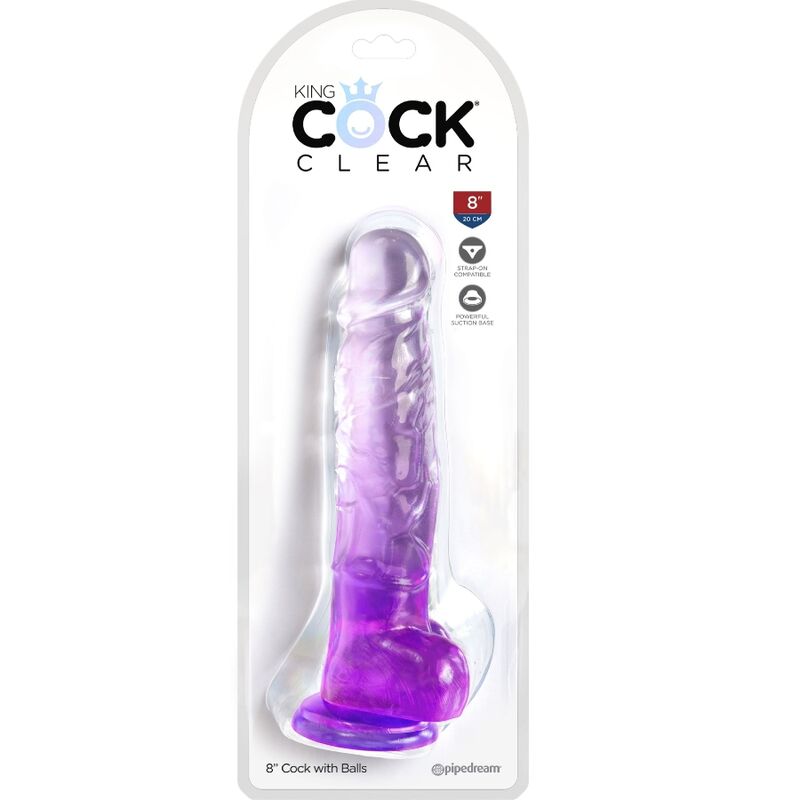 KING COCK - ΔΙΑΦΑΝΕΣ ΡΕΑΛΙΣΤΙΚΟ ΠΕΟΣ ΜΕ ΜΠΑΛΕΣ 16,5 ΕΚ. ΜΩΒ