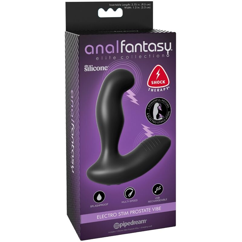 ANAL FANTASY ELITE COLLECTION - ΔΟΝΗΤΗΣ ΗΛΕΚΤΡΟΔΙΕΓΕΡΣΗΣ ΓΙΑ ΜΑΣΑΖ ΠΡΟΣΤΑΤΗ