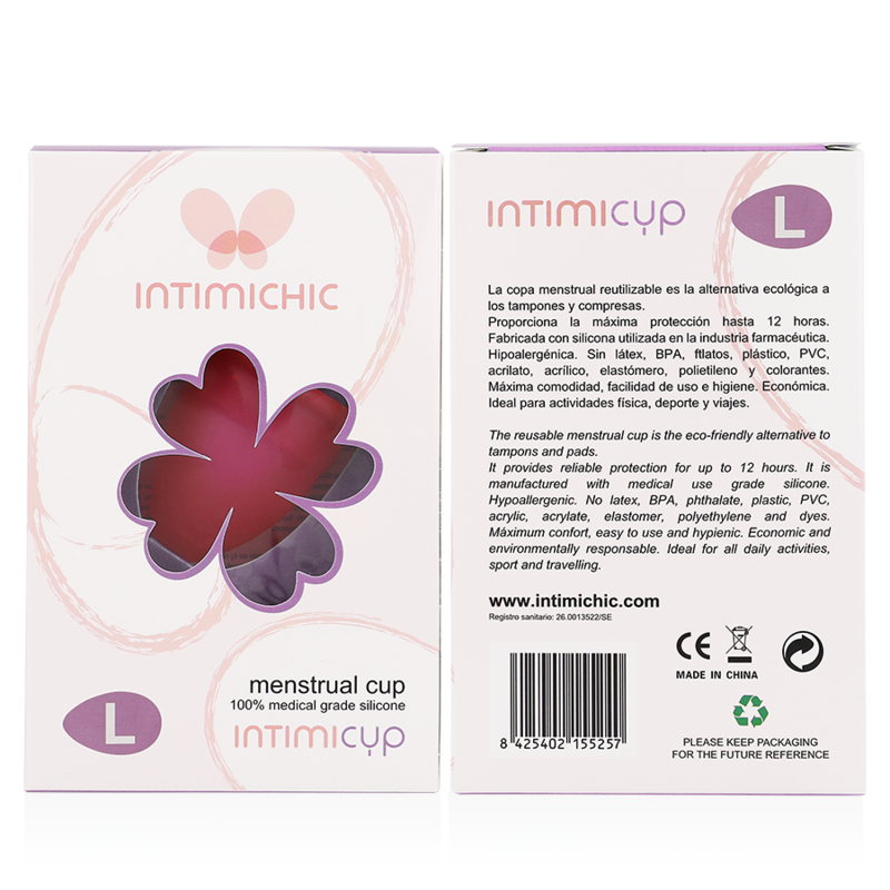 INTIMICHIC - ΚΥΠΕΛΛΟ ΕΜΜΗΝΟΣ ΑΠΟ ΙΑΤΡΙΚΗ ΣΙΛΙΚΟΝΗ - ΜΕΓΕΘΟΣ L