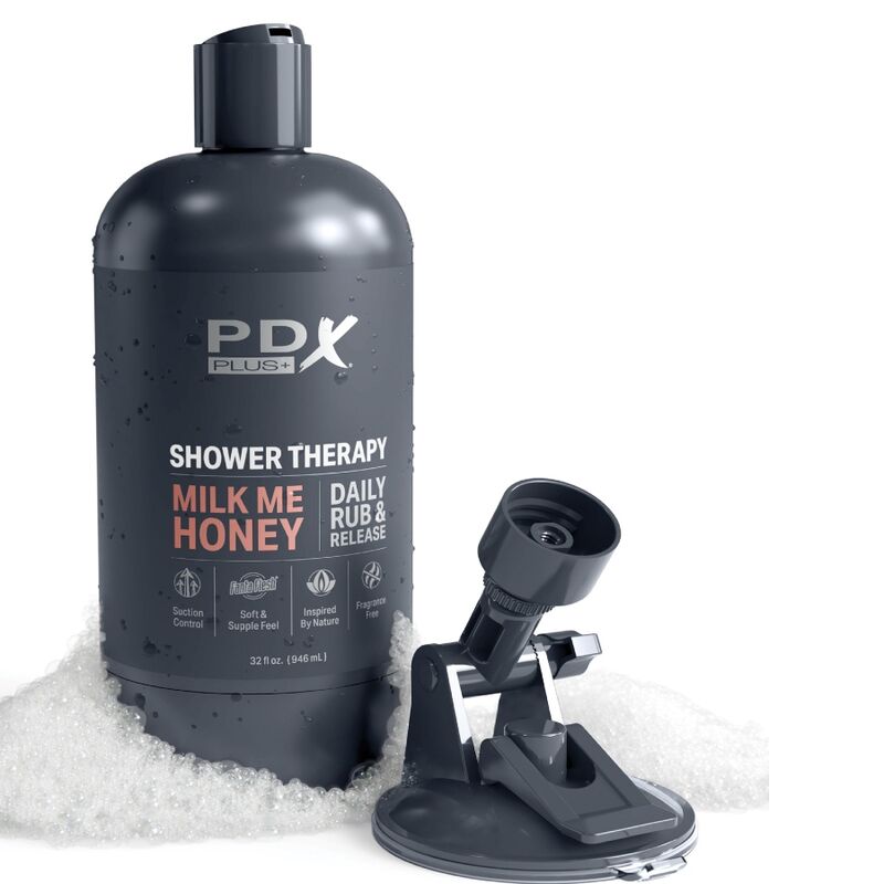 PDX PLUS - ΑΥΝΑΙΣΘΗΤΗΡΑΣ STROKER ΔΙΑΚΡΙΤΙΚΟΣ ΣΧΕΔΙΑΣΜΟΣ ΜΠΟΥΚΑΛΙΟΥ ΣΑΜΠΟΥΑΝ MILK ME ΜΕΛΙ ΚΑΙ ΓΑΡΥΔΙΑ