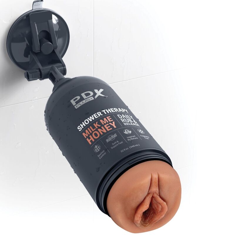 PDX PLUS - ΑΥΝΑΙΣΘΗΤΗΡΑΣ STROKER ΔΙΑΚΡΙΤΙΚΟΣ ΣΧΕΔΙΑΣΜΟΣ ΜΠΟΥΚΑΛΙΟΥ ΣΑΜΠΟΥΑΝ MILK ME ΜΕΛΙ ΚΑΙ ΓΑΡΥΔΙΑ