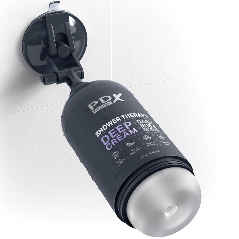 PDX PLUS - ΑΥΝΑΙΣΘΗΤΗΡΑΣ STROKER DISCREET DEEP CREAMS ΣΑΜΠΟΥΑΝ ΜΕ ΣΧΕΔΙΑΣΜΟ ΜΠΟΥΚΑΛΙΟΥ
