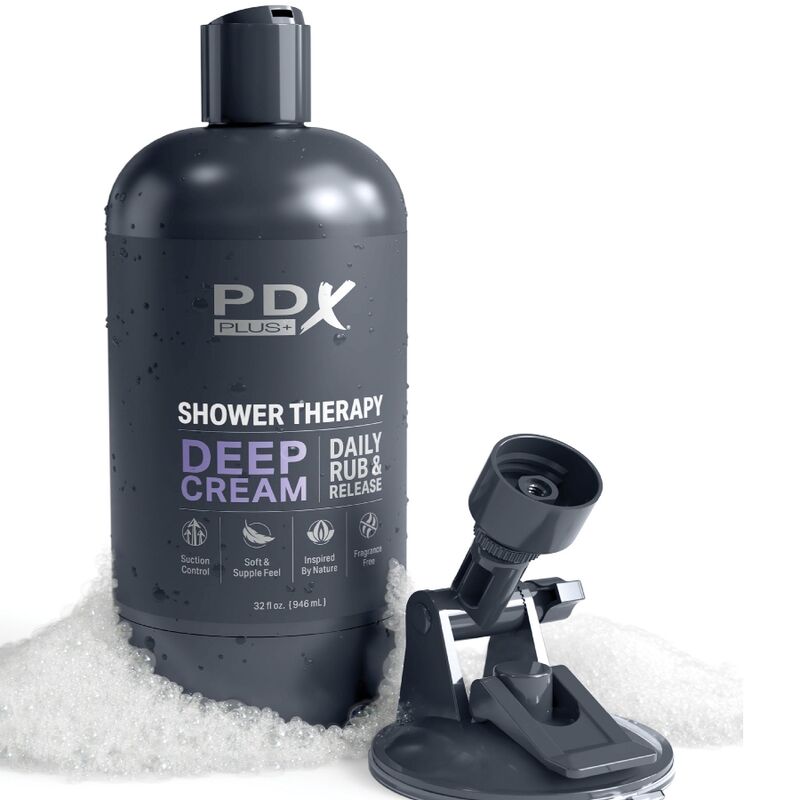 PDX PLUS - ΑΥΝΑΙΣΘΗΤΗΡΑΣ STROKER DISCREET DEEP CREAMS ΣΑΜΠΟΥΑΝ ΜΕ ΣΧΕΔΙΑΣΜΟ ΜΠΟΥΚΑΛΙΟΥ