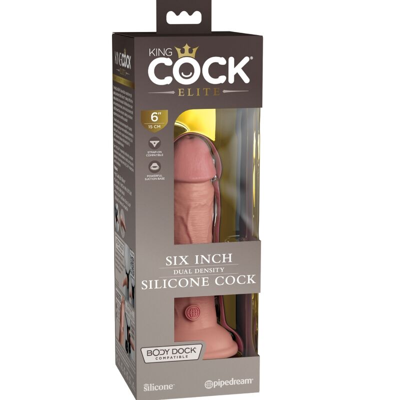 KING COCK - ELITE REALISTIC ΣΙΛΙΚΟΝΕΙΟ ΟΜΙΛΟ 15,2 ΕΚ.