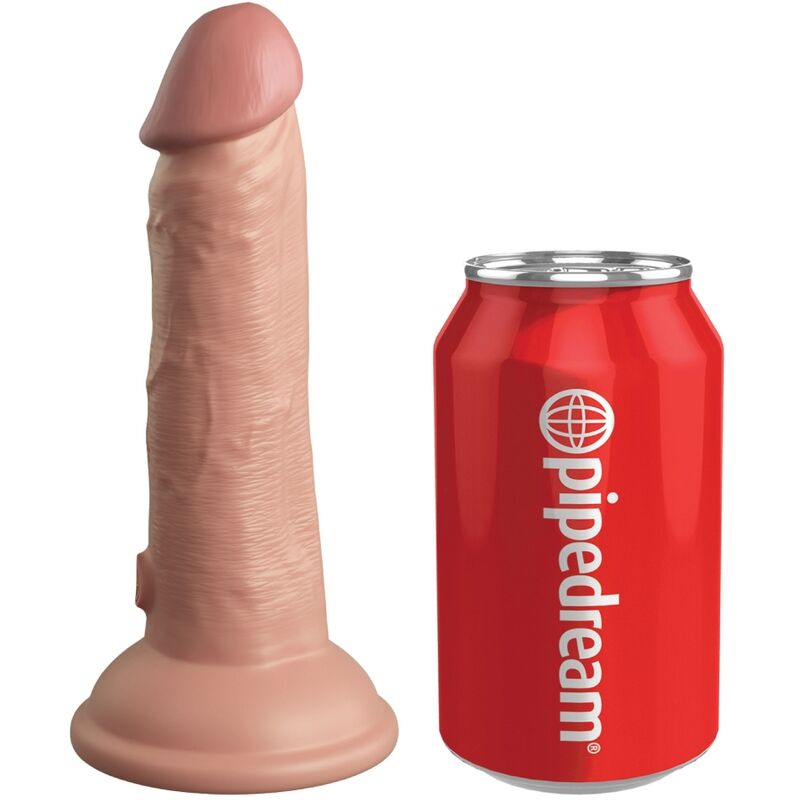 KING COCK - ELITE REALISTIC Ομοίωμα Πέους με Δόνηση & Σιλικόνη 15,2 CM