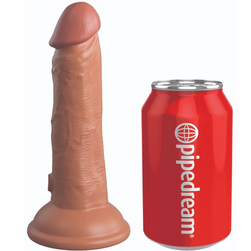KING COCK - ELITE REALISTIC Ομοίωμα Δόνησης Σιλικόνης 15,2 cm Καραμέλας