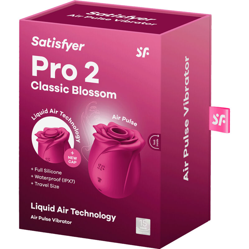 SATISFYER - ΔΟΝΗΤΗΣ AIR PULSE PRO 2 CLASSIC BLOSSOM