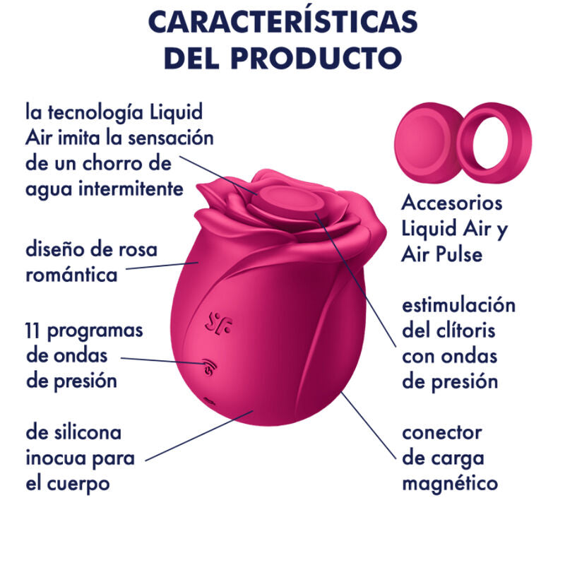 SATISFYER - ΔΟΝΗΤΗΣ AIR PULSE PRO 2 CLASSIC BLOSSOM