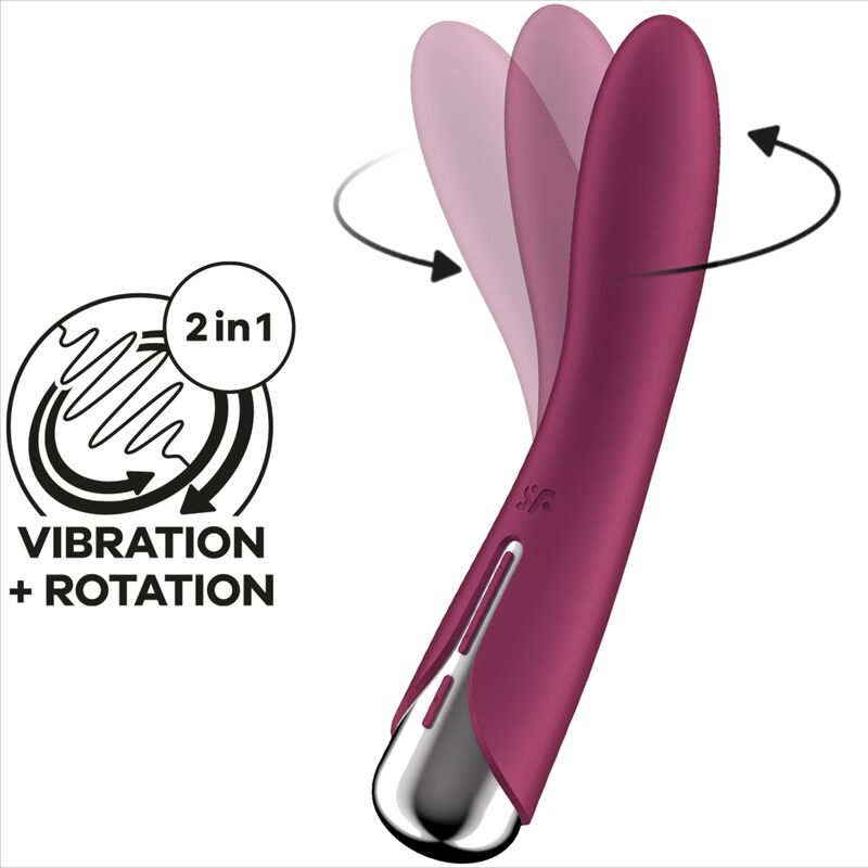 SATISFYER - ΔΟΝΗΤΗΣ ΠΕΡΙΣΤΡΟΦΗΣ ΣΗΜΕΙΟΥ G 1 ΚΟΚΚΙΝΟΣ