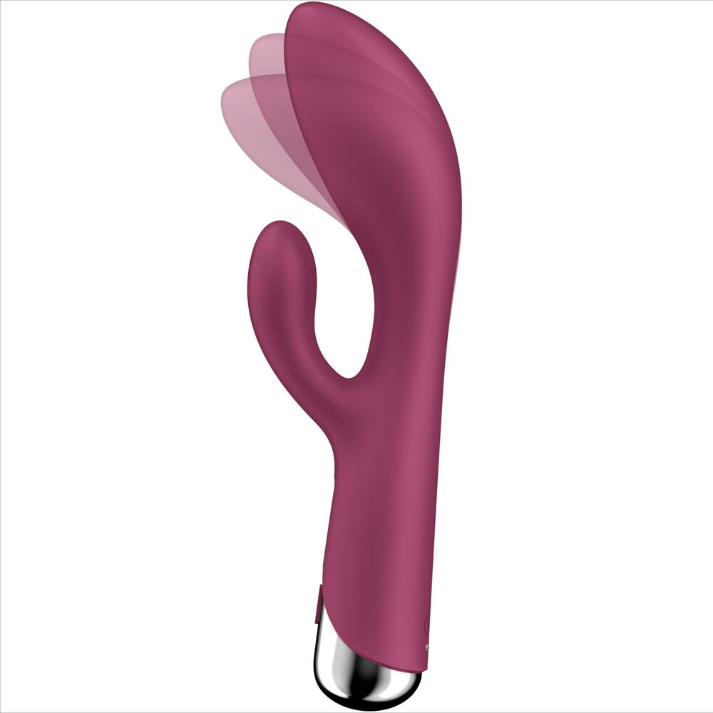SATISFYER - SPINNING RABBIT 1 ΚΛΕΙΤΟΡΙΔΑ ΚΑΙ ΔΙΕΓΕΡΣΗ ΚΟΚΚΙΝΟΥ ΣΗΜΕΙΟΥ G