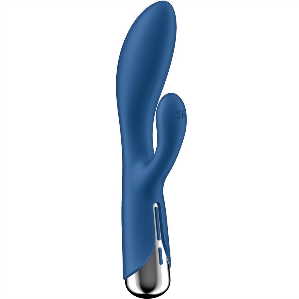 SATISFYER - SPINNING RABBIT 1 ΔΙΕΓΕΡΣΗ ΚΛΕΙΤΟΡΙΔΑΣ ΚΑΙ ΣΗΜΕΙΟΥ G ΜΠΛΕ