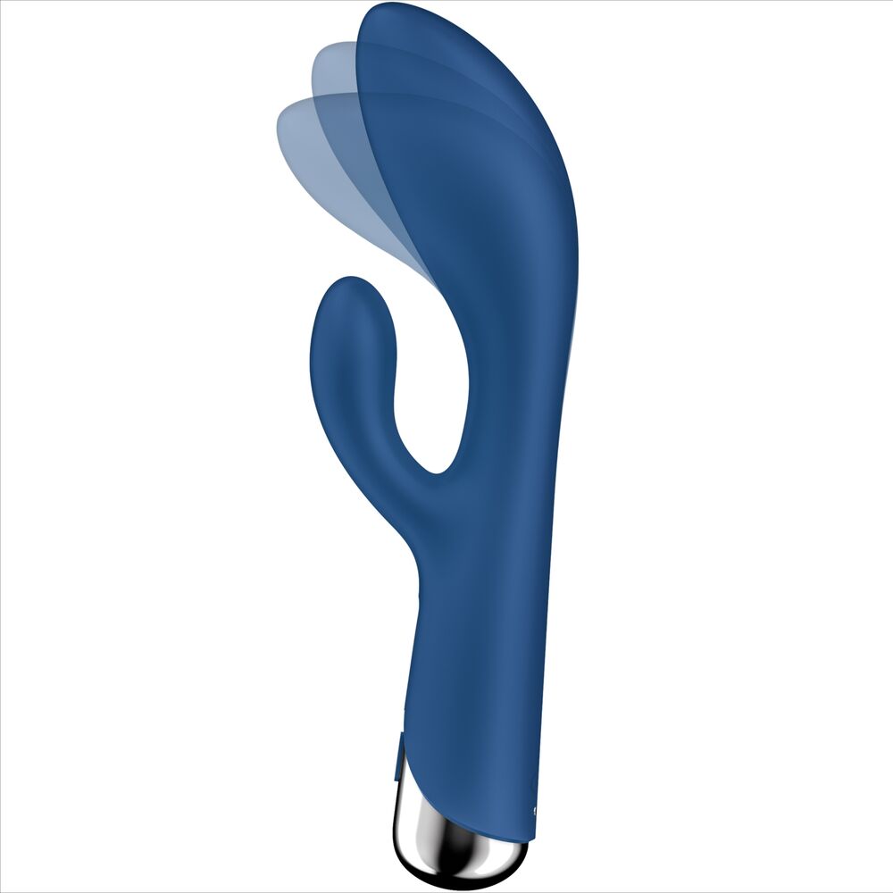 SATISFYER - SPINNING RABBIT 1 ΔΙΕΓΕΡΣΗ ΚΛΕΙΤΟΡΙΔΑΣ ΚΑΙ ΣΗΜΕΙΟΥ G ΜΠΛΕ