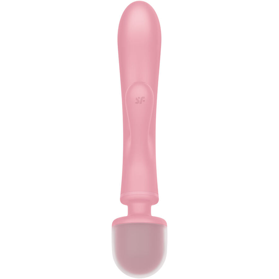 SATISFYER - ΔΟΝΗΤΗΣ ΜΑΣΑΖ TRIPLE LOVER RABBIT ΡΟΖ