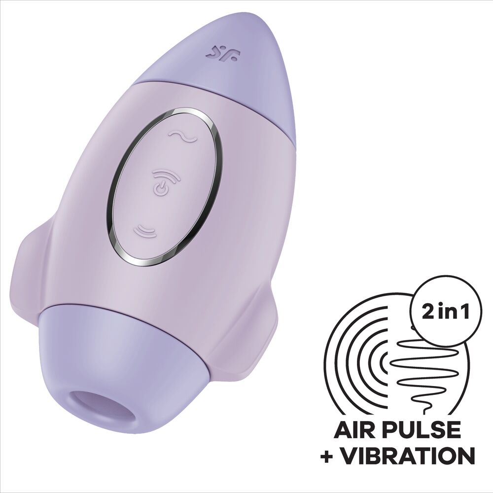 SATISFYER - MISSION CONTROL ΛΙΛΑ ΜΙΚΡΟΣ ΔΟΝΗΤΗΣ ΔΙΠΛΟΥ ΠΑΛΜΟΥ