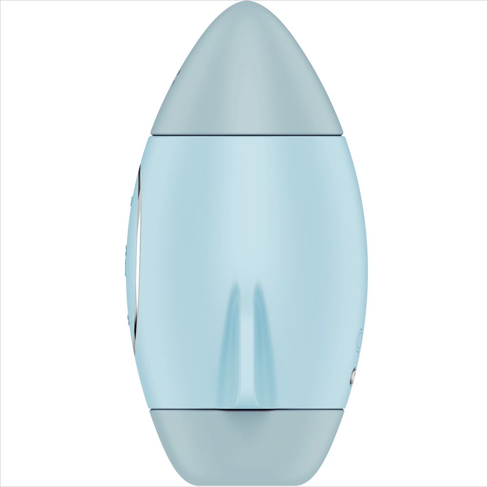 SATISFYER - MISSION CONTROL ΜΠΛΕ ΜΙΚΡΟΣ ΔΟΝΗΤΗΣ ΔΙΠΛΟΥ ΠΑΛΜΟΥ