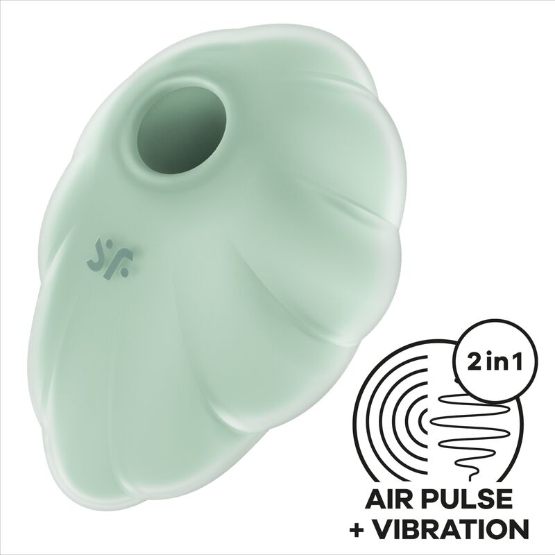 SATISFYER - ΔΟΝΗΤΗΣ CLOUD DANCER ΠΡΑΣΙΝΟΣ ΠΑΛΜΙΚΟΣ ΑΕΡΑ