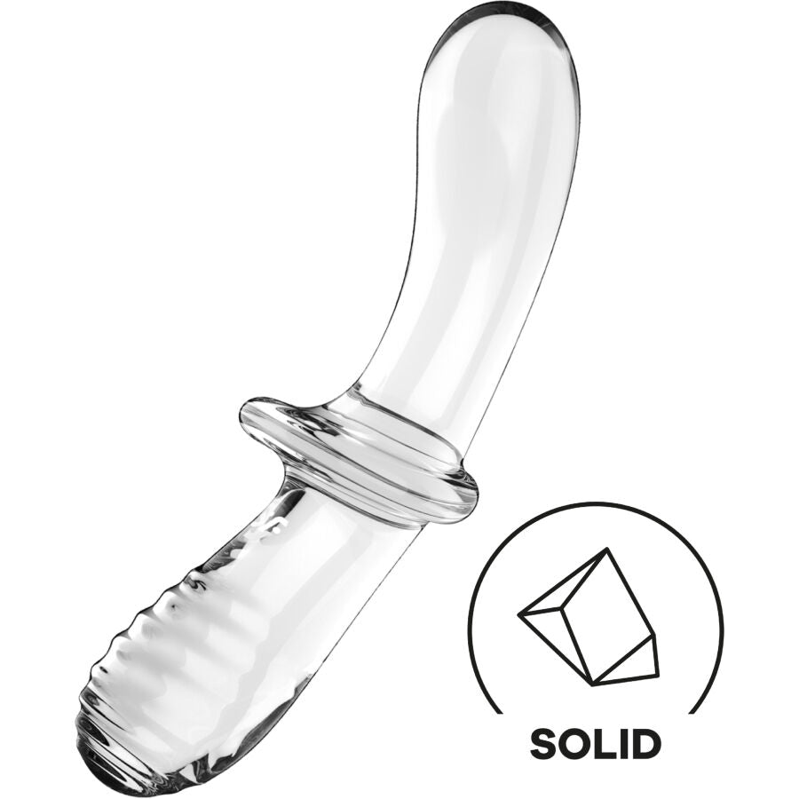 SATISFYER - ΔΙΠΛΟ ΚΡΥΣΤΑΛΛΙΚΟ ΔΟΝΗΤΗΡΑΣ ΔΙΑΦΑΝΟΣ