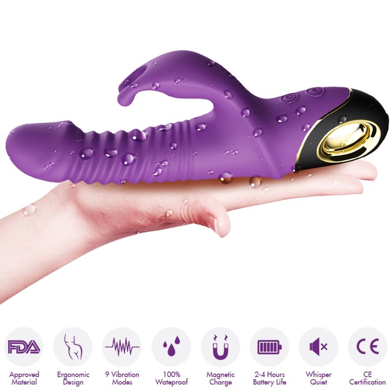 Δονητής ARMONY - ZING με δονητή RABBIT PURPLE