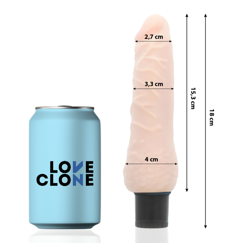 LOVECLONE - SVEN ΑΥΤΟΛΙΠΑΙΝΟΜΕΝΟΣ ΔΟΝΗΤΗΣ 18,5 CM -O- 3,3 CM