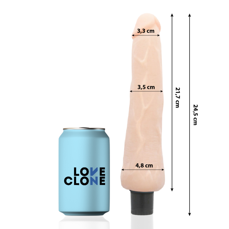 LOVECLONE - ΔΟΝΗΤΗΣ ΑΥΤΟΛΙΠΑΝΤΙΚΟΣ RAGNAR 24,5 CM -O- 3,5 CM