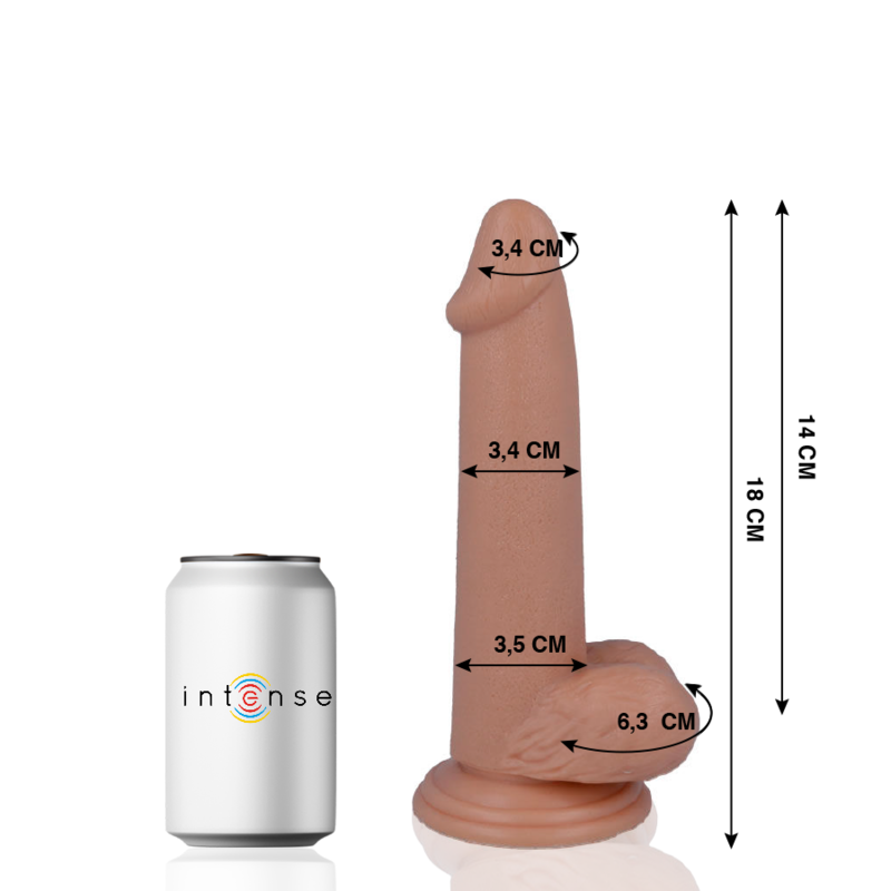 MR INTENSE - 10 ΡΕΑΛΙΣΤΙΚΕΣ ΠΕΤΡΕΣ 18 CM -O- 3.4 CM