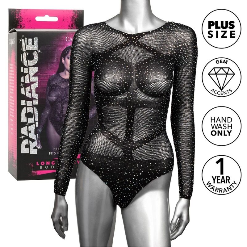 CALEXOTICS - Ολόσωμη φόρμα με μακριά μανίκια RADIANCE RHINE PLUS SIZE