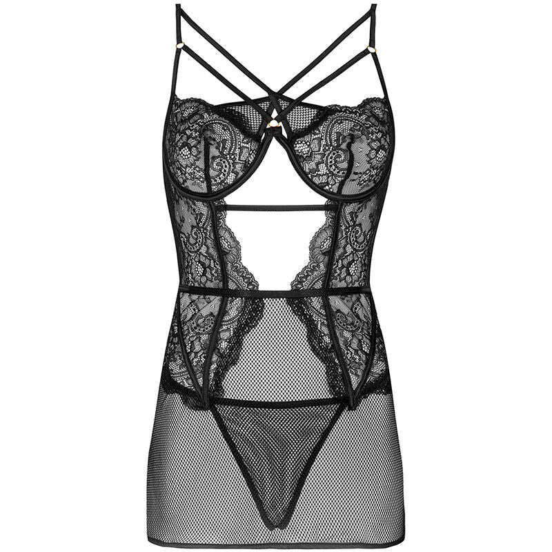 LIVCO CORSETTI FASHION - BARIRIN LC 90633 ΠΟΥΚΑΜΙΣΟ + ΕΣΩΡΟΥΧΟ ΜΑΥΡΟ L/XL