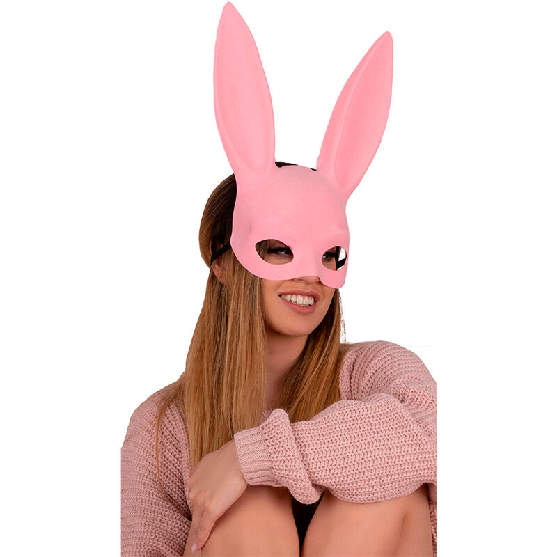 LIVCO CORSETTI FASHION - KOHU RABBIT ΡΟΖ MJ009 ΜΑΣΚΑ ΕΝΑ ΜΕΓΕΘΟΣ