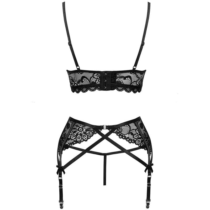 LIVCO CORSETTI FASHION - MORIDAM LC 90552 ΣΟΥΤΙΕΝ + ΖΩΝΗ ΓΑΡΤΕΡ + ΠΑΝΤΙ NEGRO L/XL