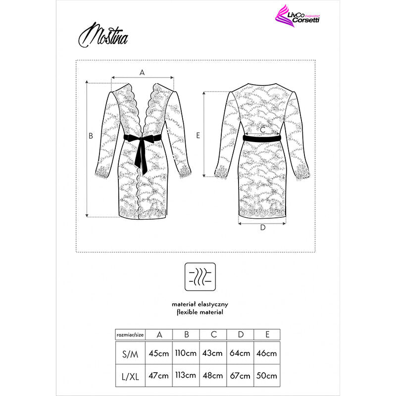 LIVCO CORSETTI FASHION - MOSTINA LC 90641 ΡΟΦΗΜΑ G ΜΑΥΡΟ L/XL