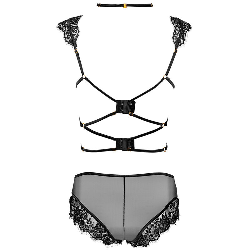 LIVCO CORSETTI FASHION - PALMENOM LC 90614 ΣΟΥΤΙΕΝ + ΜΑΥΡΟ ΠΑΝΤΙ L/XL