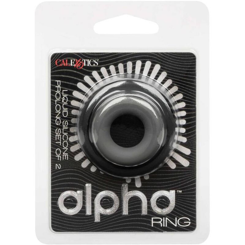 CALEXOTICS - ΣΕΤ 2 ΔΑΧΤΥΛΙΔΙΩΝ ALPHA PROLONG ΓΚΡΙ
