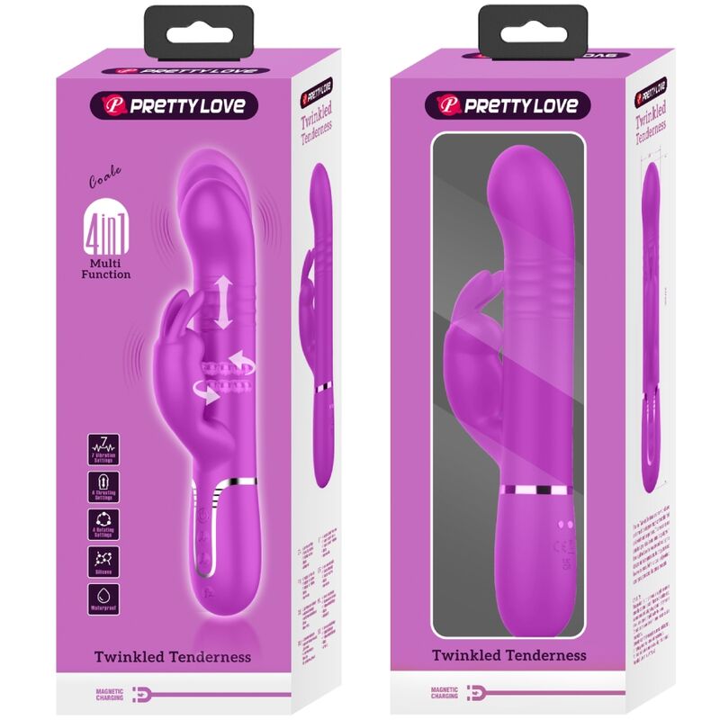ΔΟΝΗΤΗΣ PRETTY LOVE - COALE RABBIT PEARLS VIOLET