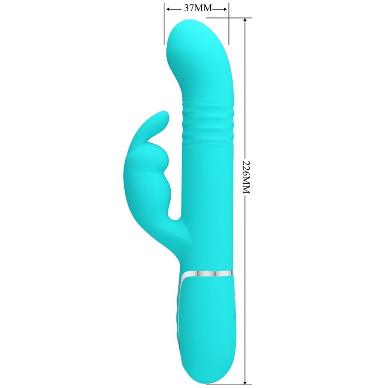 ΔΟΝΗΤΗΣ PRETTY LOVE - COALE RABBIT PEARLS AQUA GREEN